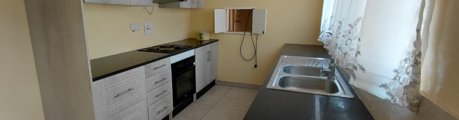 front view kitchen area